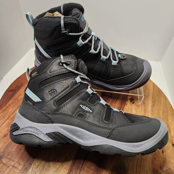 Keen Circadia Mid Polar Waterproof Boots – Women’s 9.5 – Black/Cloud Blue - Picture 2 of 11